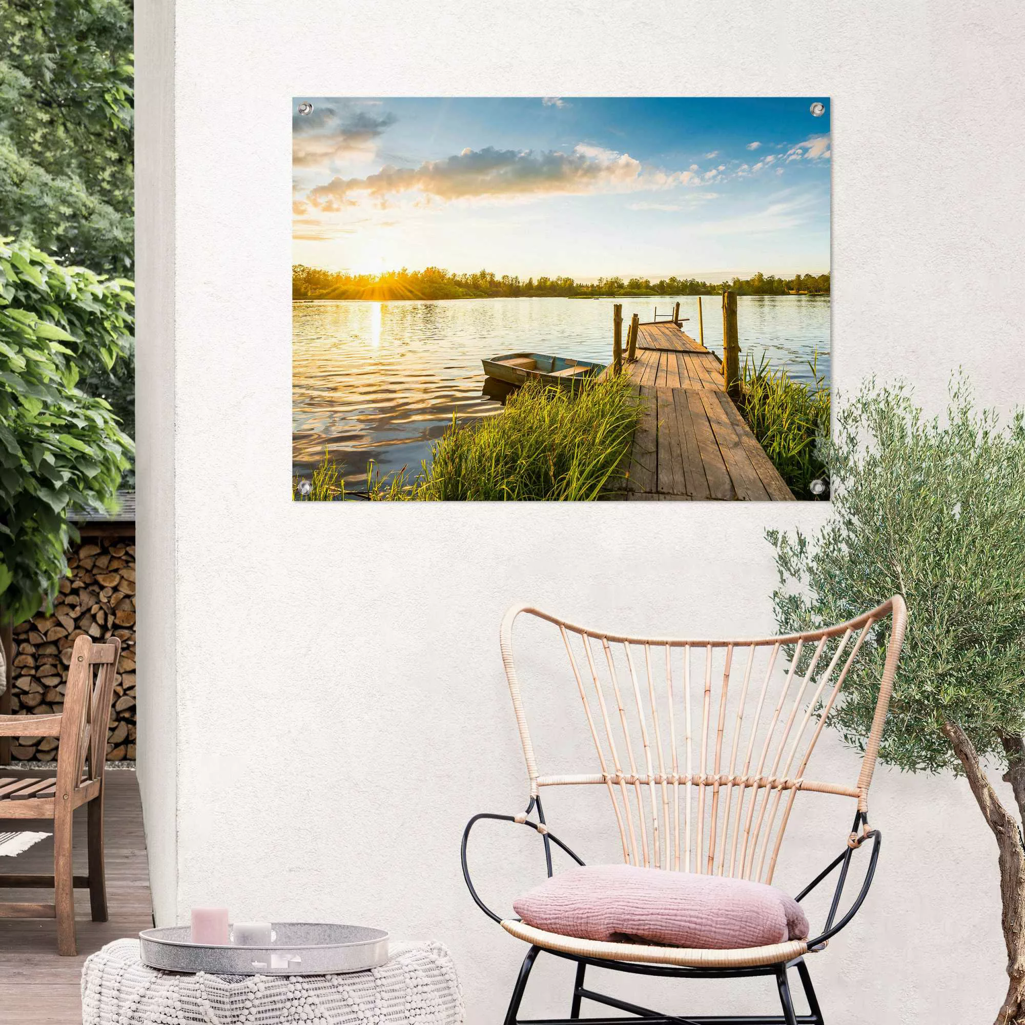 Reinders Poster "Sonnenaufgang", Outdoor für Garten oder Balkon günstig online kaufen