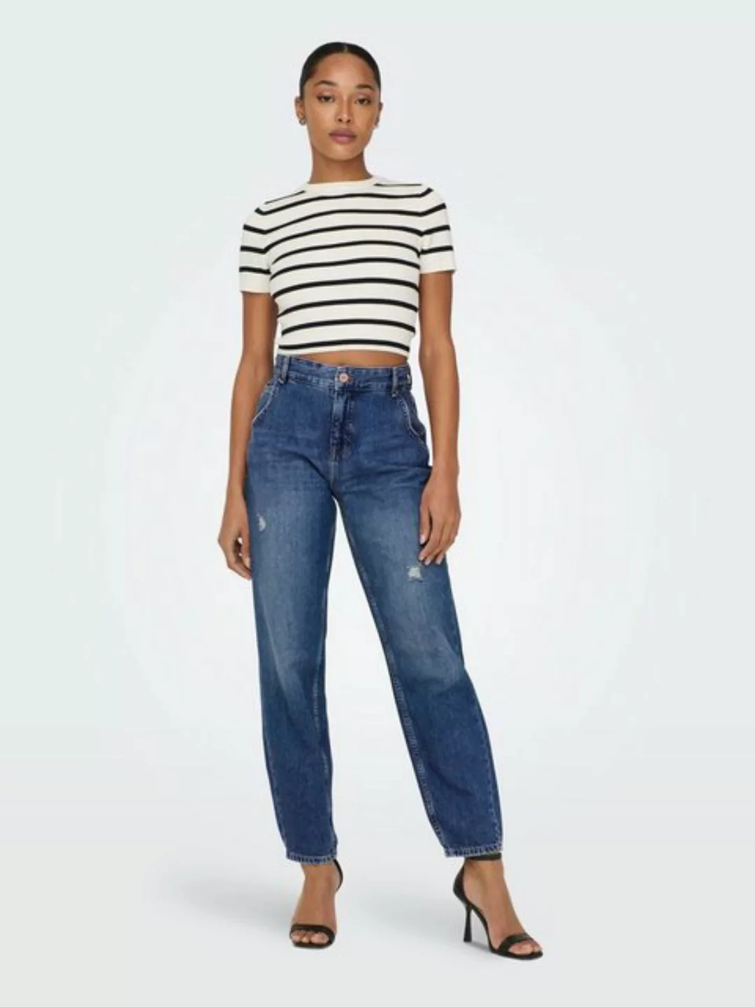 Only Damen Jeans ONLBLUSH MID SK REA023 - Skinny Fit - Blau - Dark Blue Den günstig online kaufen