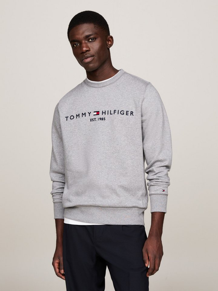 Tommy Hilfiger Sweatshirt TOMMY LOGO SWEATSHIRT mit klassischem Rundhalsaus günstig online kaufen