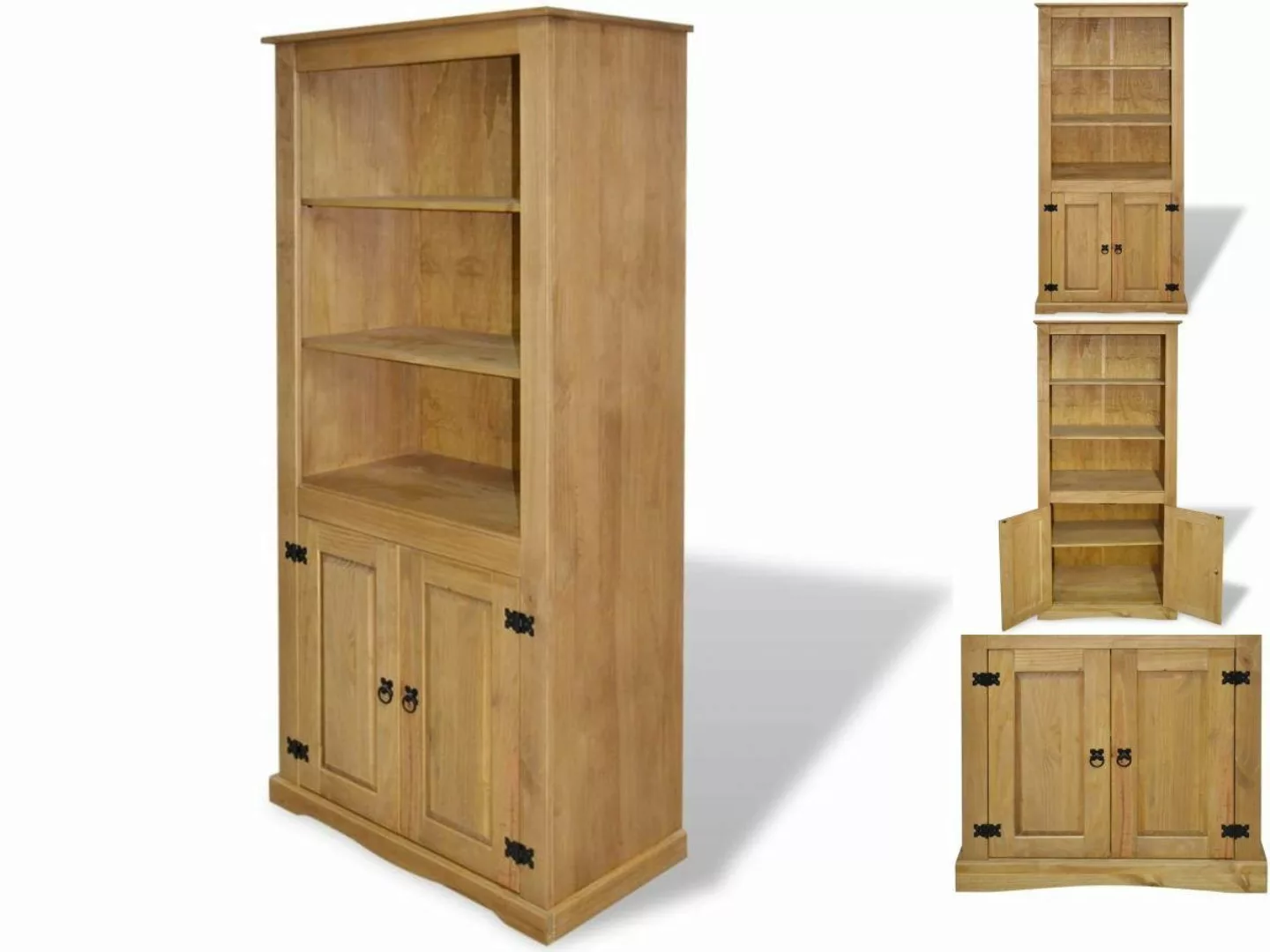 vidaXL Buffet Buffetschrank Mexiko-Stil Kiefernholz 80x40x170 cm günstig online kaufen