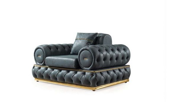 Xlmoebel Sofa Hochwertige Chesterfield Wohnlandschaft mit 3-Sitzer Sofa, 1- günstig online kaufen