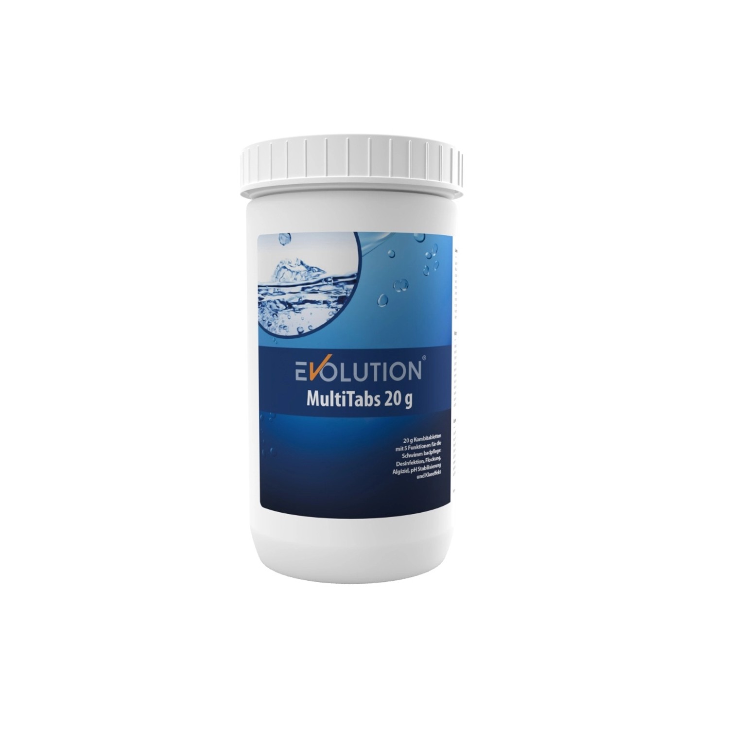 Evolution MultiTabs 1 kg Langsamlösliche 20 g Tabletten Chlor Algizid Flock günstig online kaufen