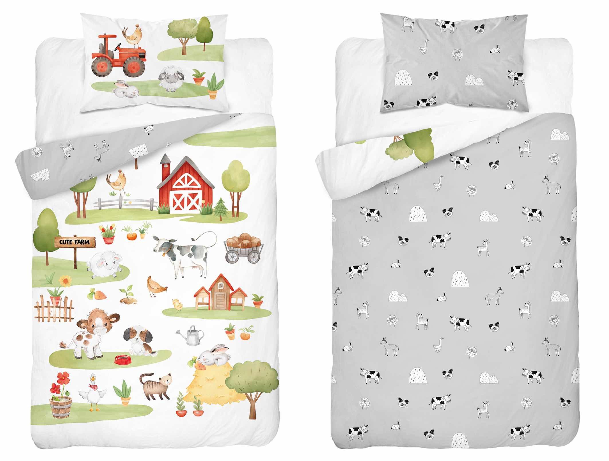 Häßler Homefashion Babybettwäsche Wendebettwäsche kleine Farm günstig online kaufen
