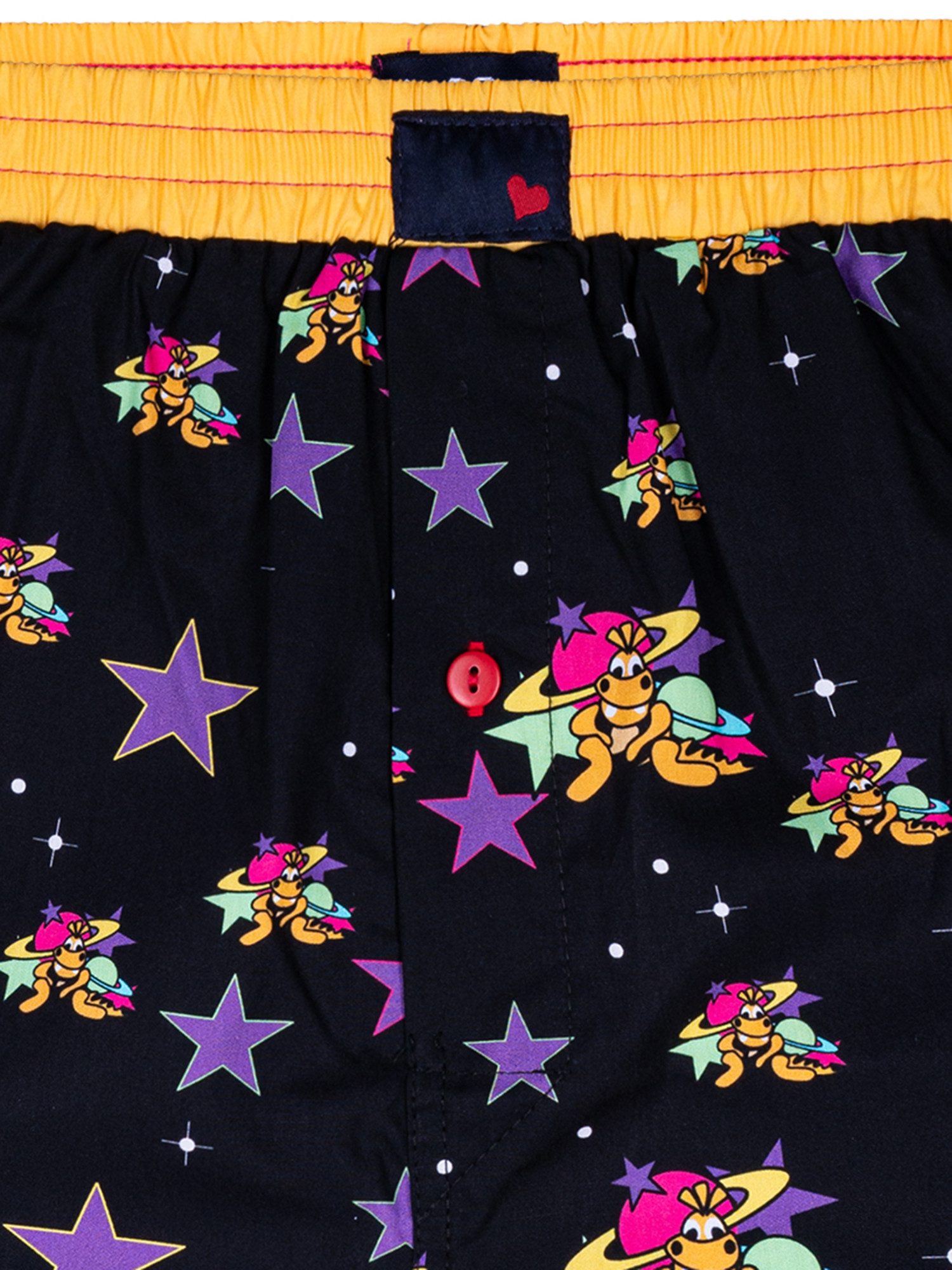 Unabux Boxershorts Dunkelblau mit Motiv günstig online kaufen