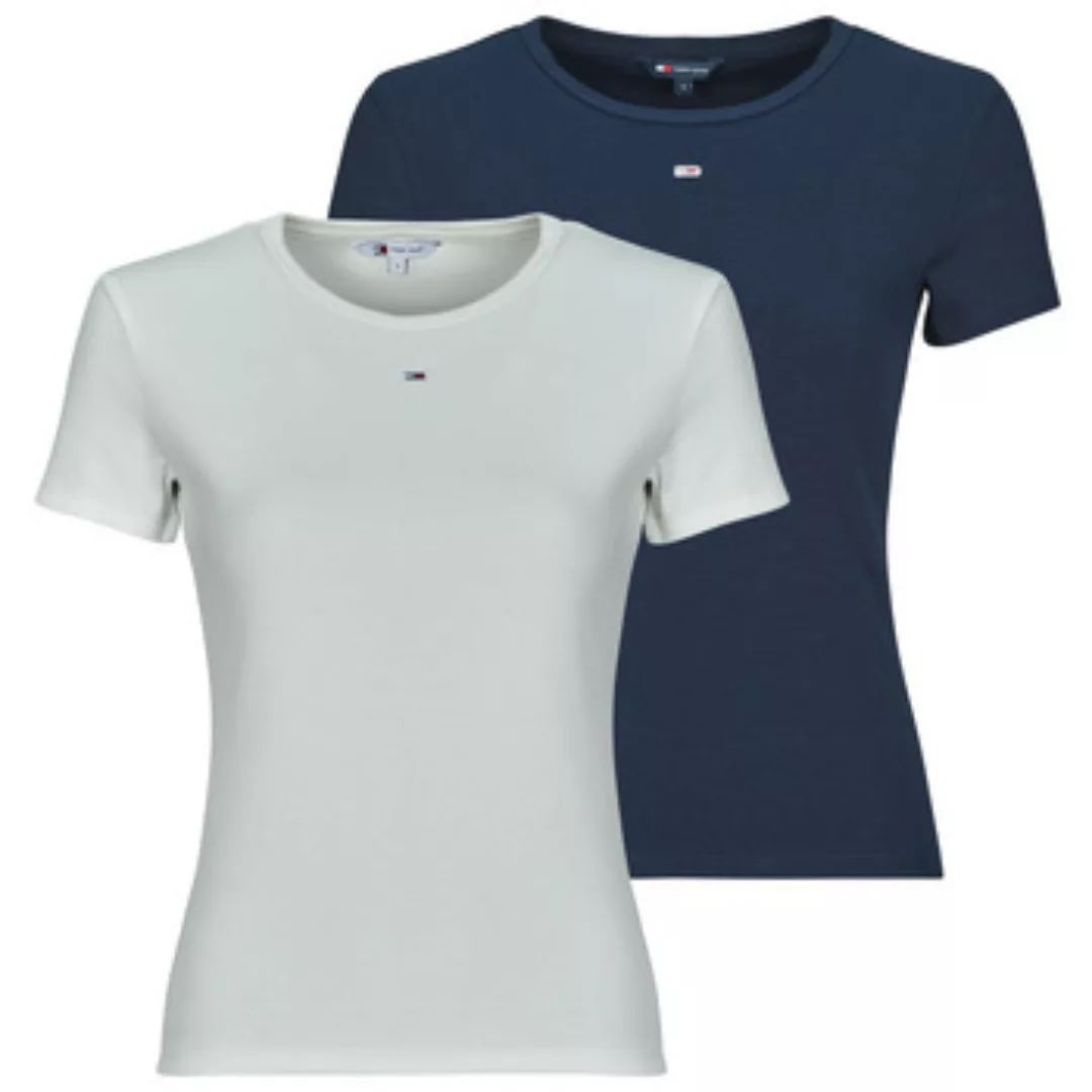 Tommy Jeans T-Shirt TJW 2PACK SLIM ESSENTIAL RIB SS (Packung, 3-tlg., 2er-P günstig online kaufen