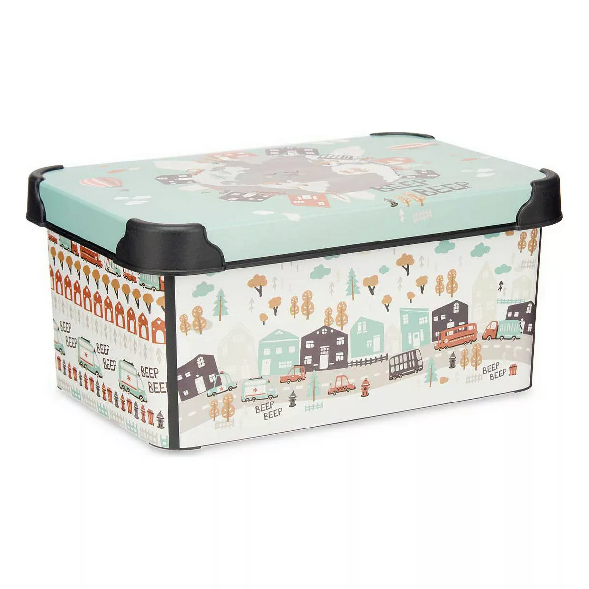 Aufbewahrungsbox Road Kunststoff 5 L (19 X 13,5 X 29 Cm) günstig online kaufen