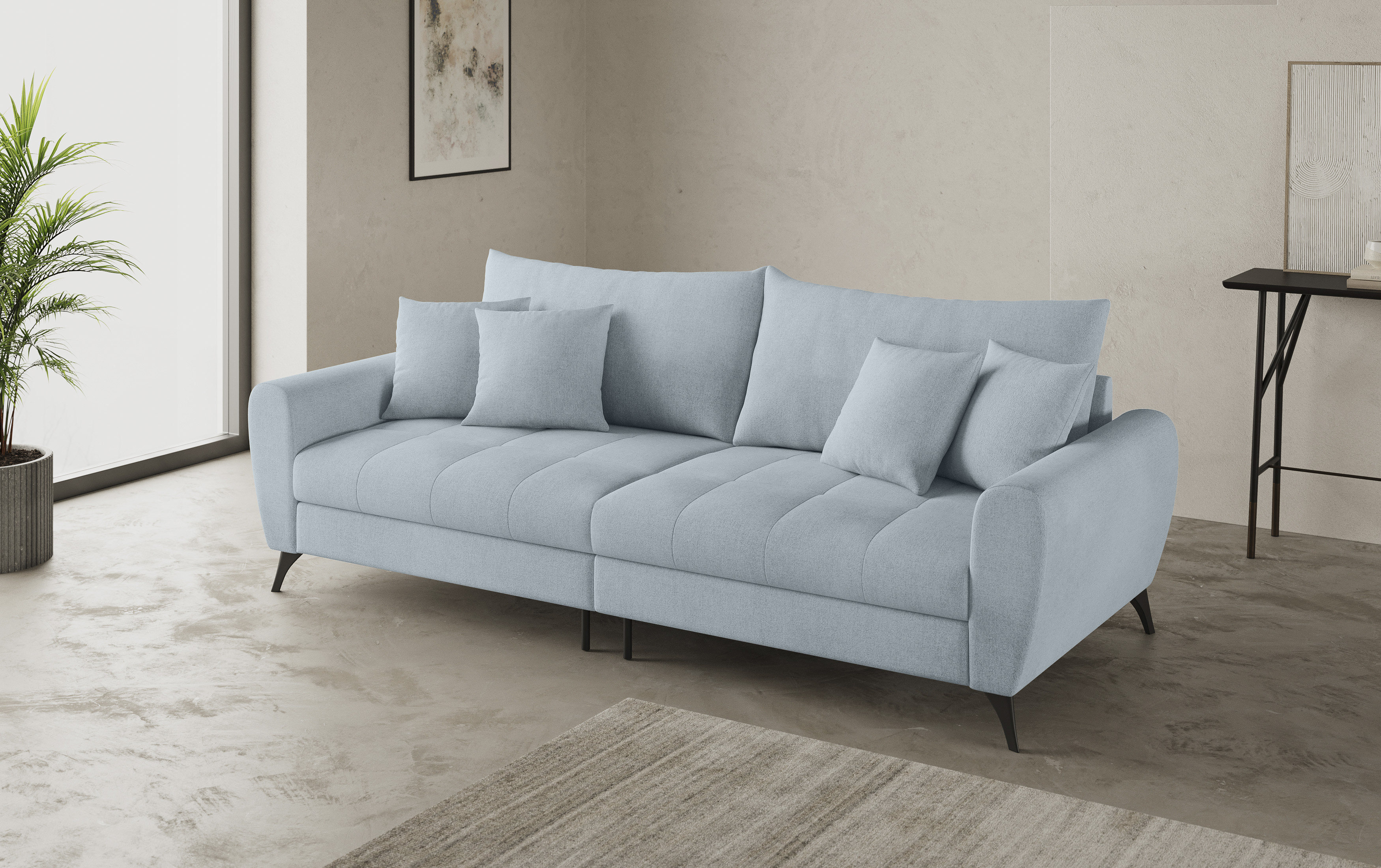 Home affaire Big-Sofa "Blackburn II", Wahlweise mit Kaltschaumpolsterung bi günstig online kaufen