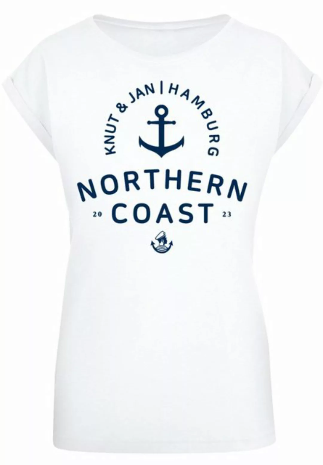 F4NT4STIC T-Shirt Nordsee Knut & Jan Hamburg Print günstig online kaufen