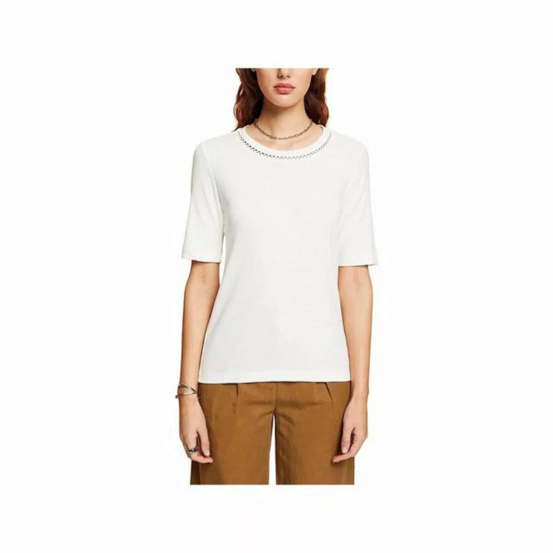 Esprit Langarmshirt offwhite (1-tlg) günstig online kaufen
