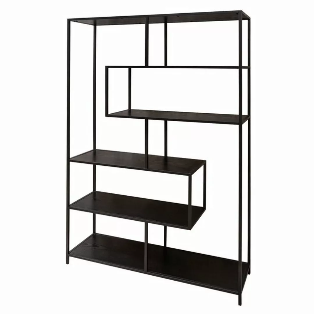 riess-ambiente Bücherregal SLIM LINE 185x114cm schwarz, Einzelartikel 1-tlg günstig online kaufen