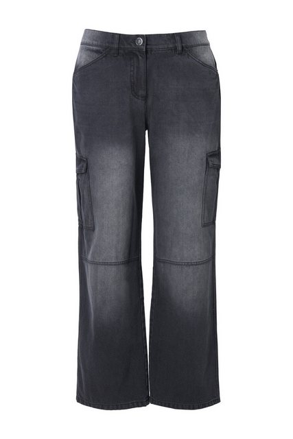 Angel of Style Regular-fit-Jeans Cargojeans Straight Fit bleached Cargotasc günstig online kaufen