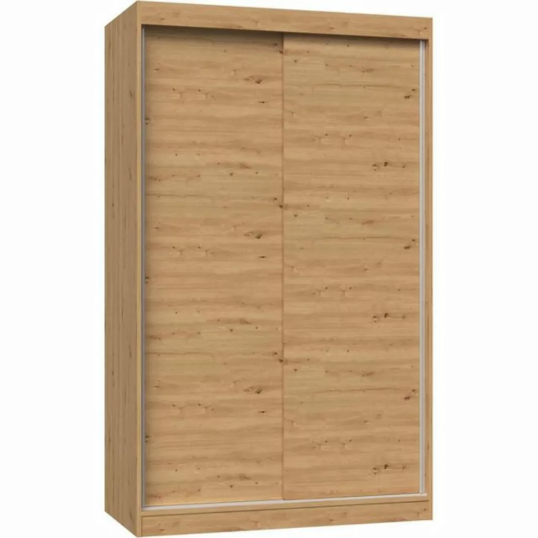 Beautysofa Schiebetürenschrank Royal (120 / 160 cm Kleiderschrank) modernes günstig online kaufen