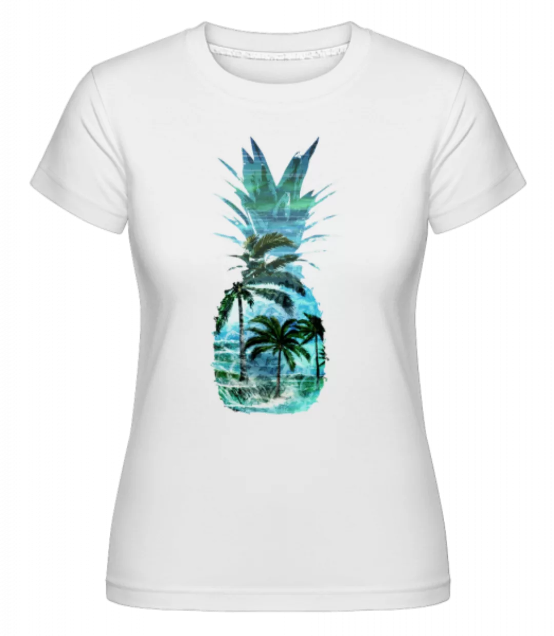 Ananas Palmen · Shirtinator Frauen T-Shirt günstig online kaufen