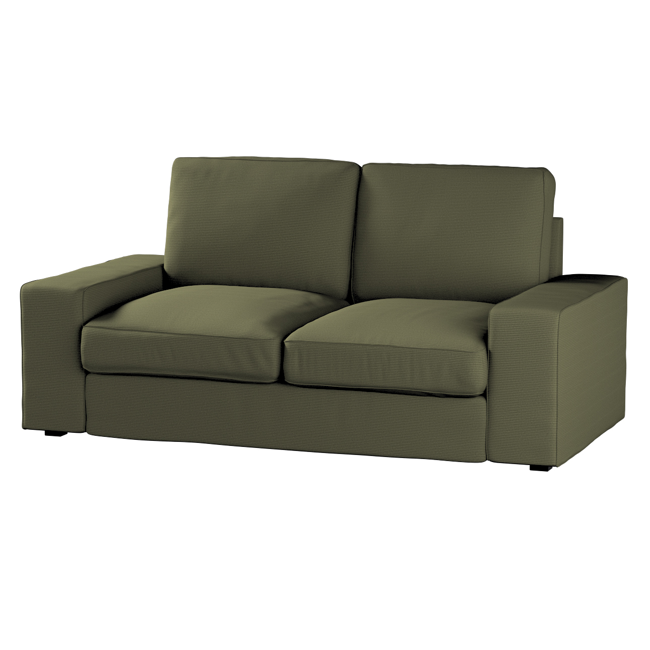 Bezug für Kivik 2-Sitzer Sofa, olivgrün, Bezug für Sofa Kivik 2-Sitzer, Man günstig online kaufen