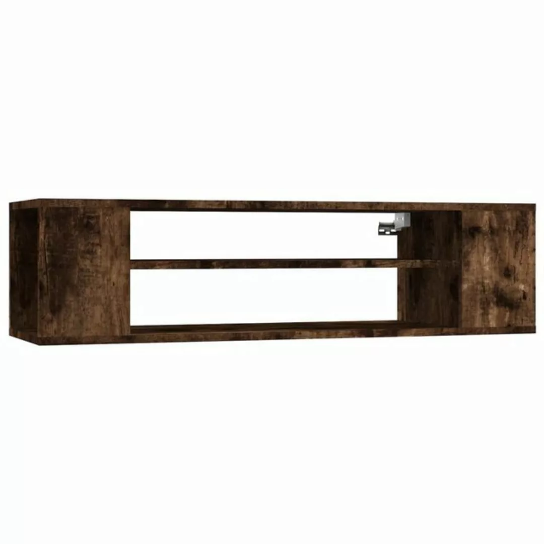 furnicato TV-Schrank TV-Wandschrank Räuchereiche 100x30x26,5 cm Holzwerksto günstig online kaufen