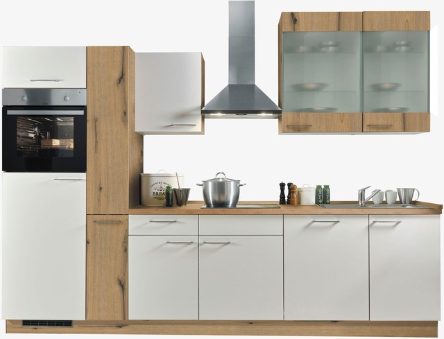 Kochstation Küchenzeile "Trea, wahlweise mit E-Geräten, höhenverstellbare F günstig online kaufen