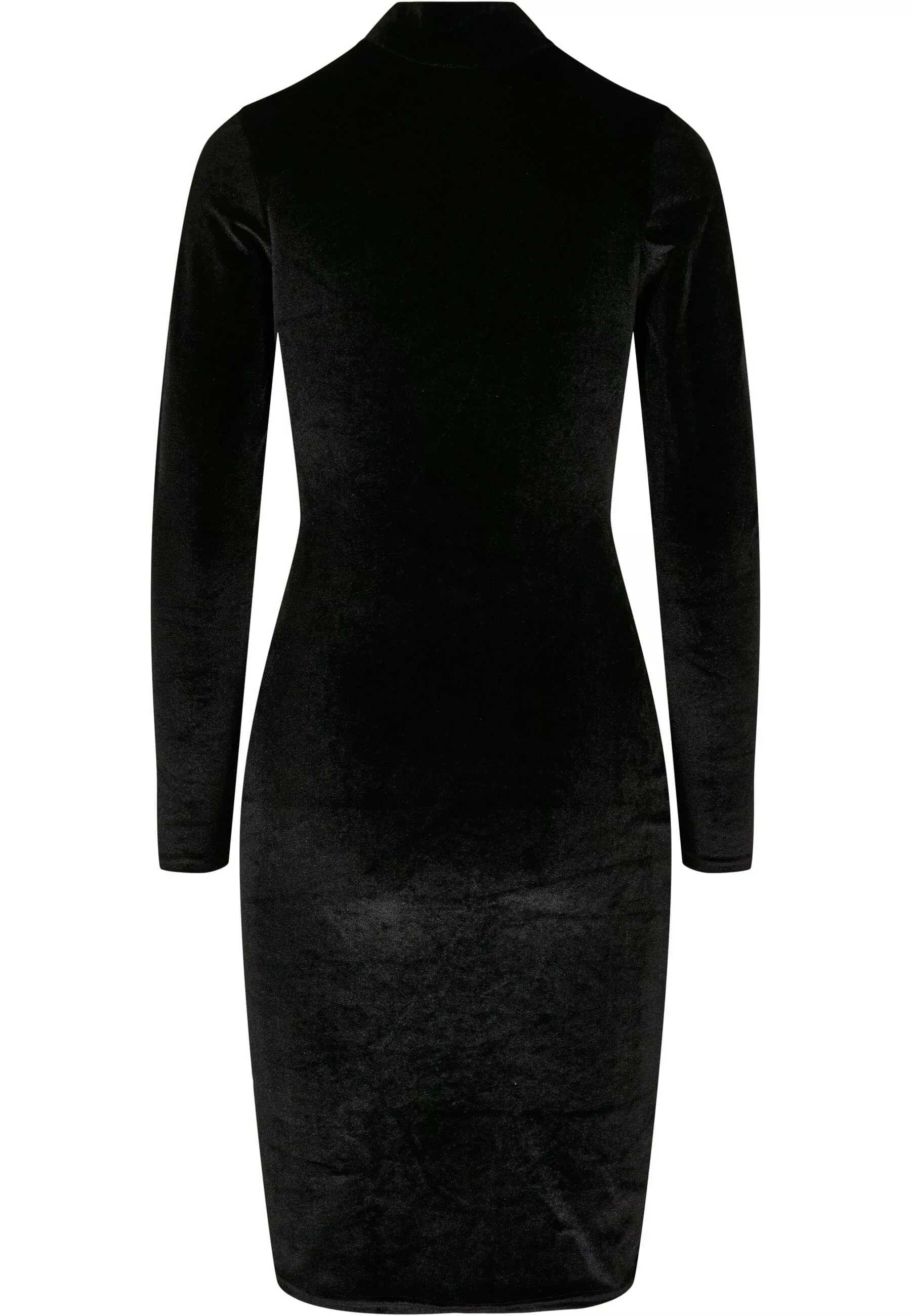 URBAN CLASSICS Shirtkleid "Urban Classics Damen Ladies Velvet Turtle Neck D günstig online kaufen