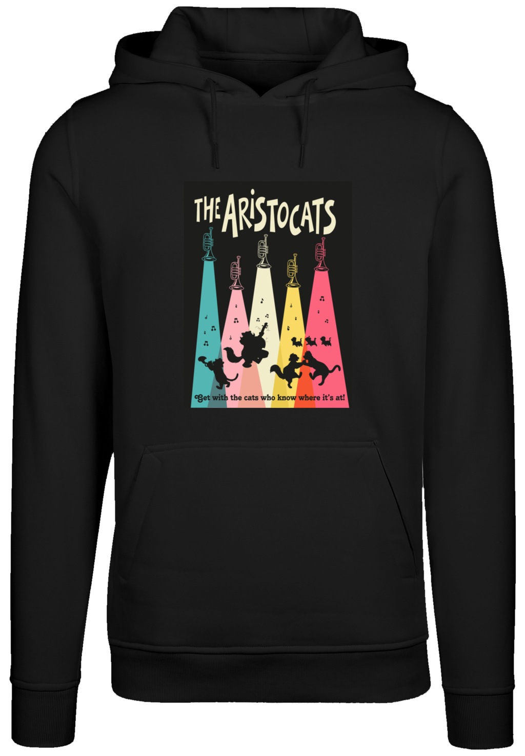 F4NT4STIC Kapuzenpullover "Disney Aristocats Get With The Cats", Premium Qu günstig online kaufen