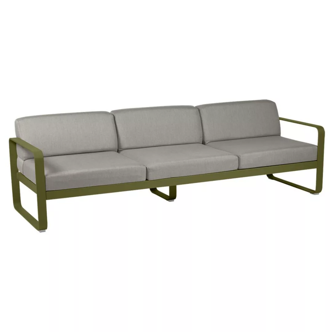 Bellevie 3-Sitzer Lounge-Sofa D3 Pesto B8 Taupegrau günstig online kaufen