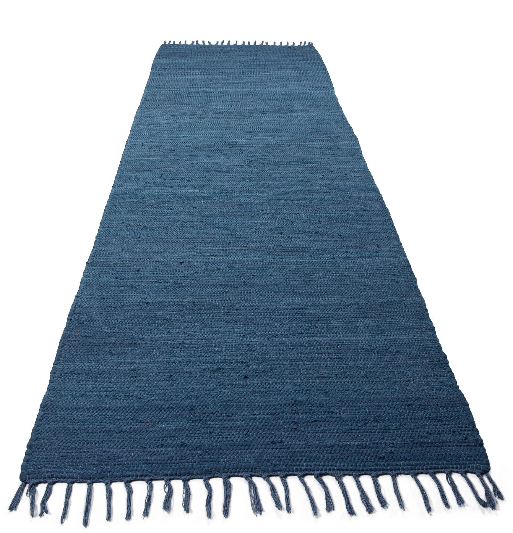carpetfine Teppich »Kelim Chindi uni, auch als Läufer«, rechteckig, 5 mm Hö günstig online kaufen
