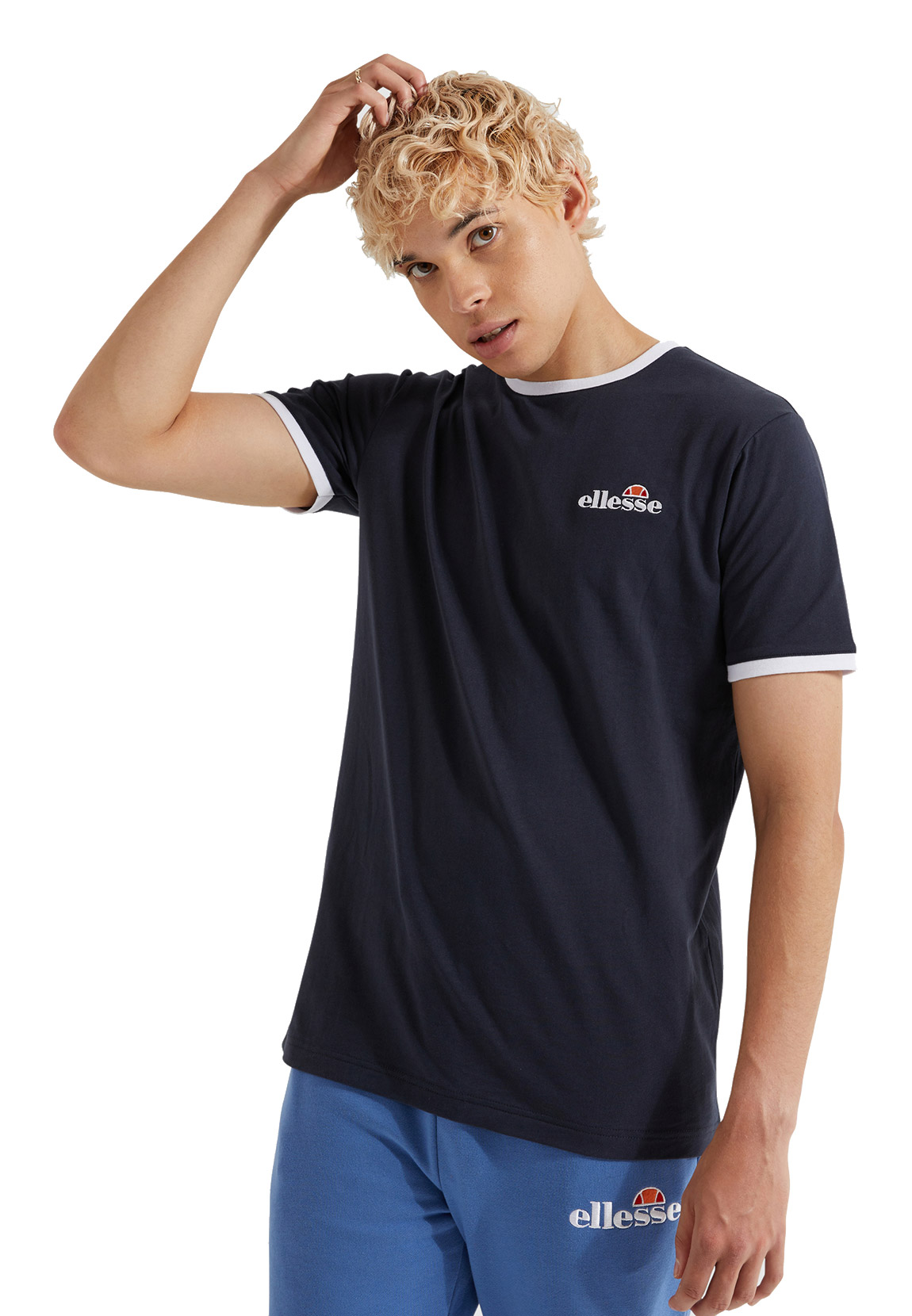Ellesse Herren T-Shirt MEDUNO TEE Navy Dunkeblau günstig online kaufen