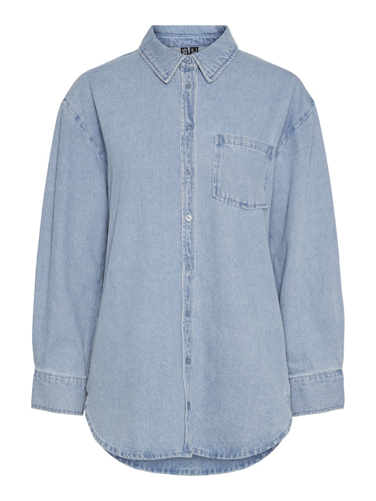 ONLY & SONS Jeansbluse - lässiges Jeanshemd - Overshirt - PCMAISIE LS DENIM günstig online kaufen