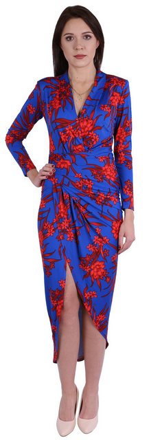 Sarcia.eu Maxikleid John Zack Angepasstes, blaues, geblümtes Kleid XL günstig online kaufen