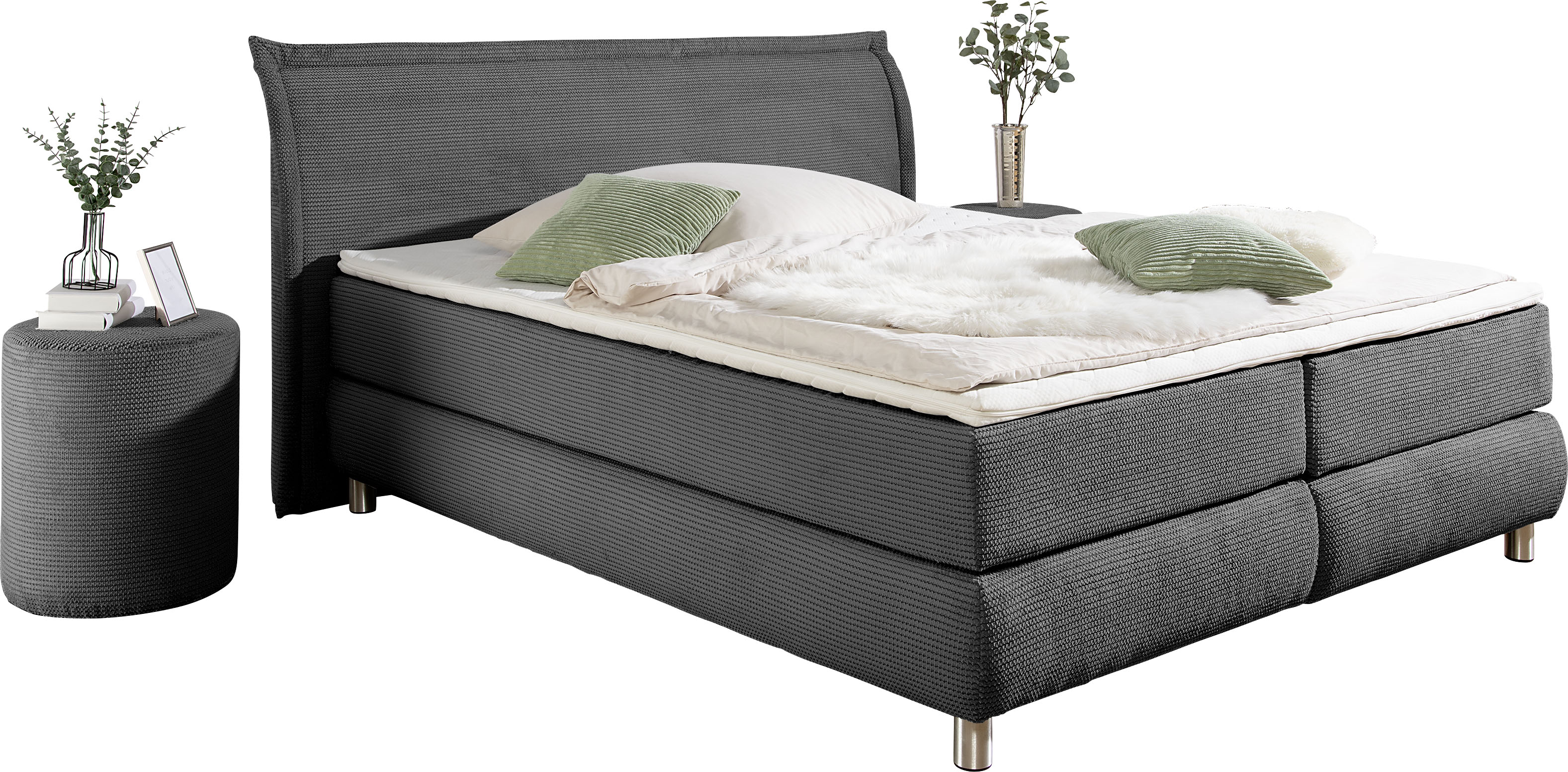 INOSIGN Boxspringbett »"Coloma" erhältlich in H2, H3 oder H4 inkl. Topper«, günstig online kaufen