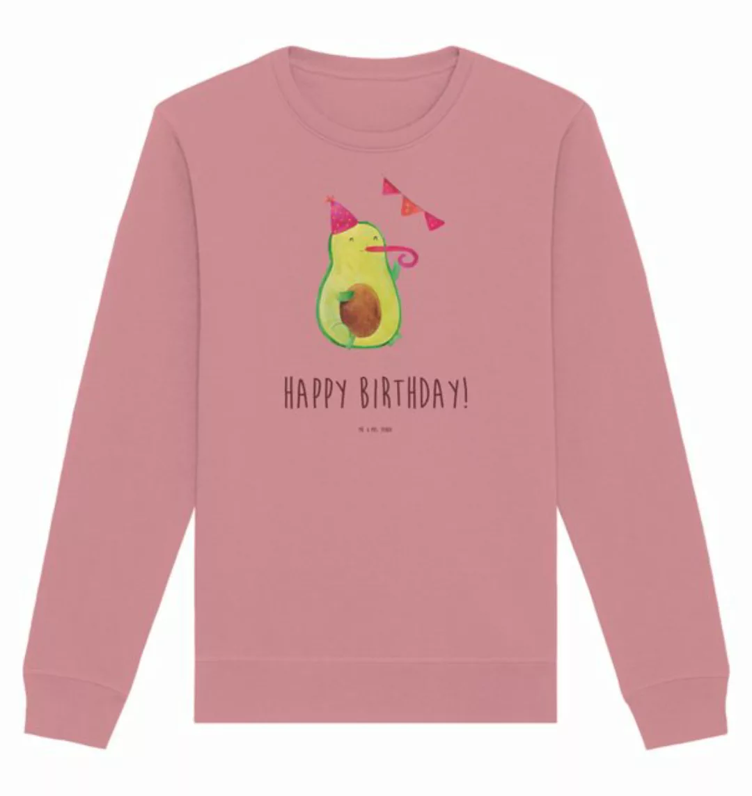 Mr. & Mrs. Panda Longpullover Avocado Geburtstag Größe XL - Canyon Pink - G günstig online kaufen