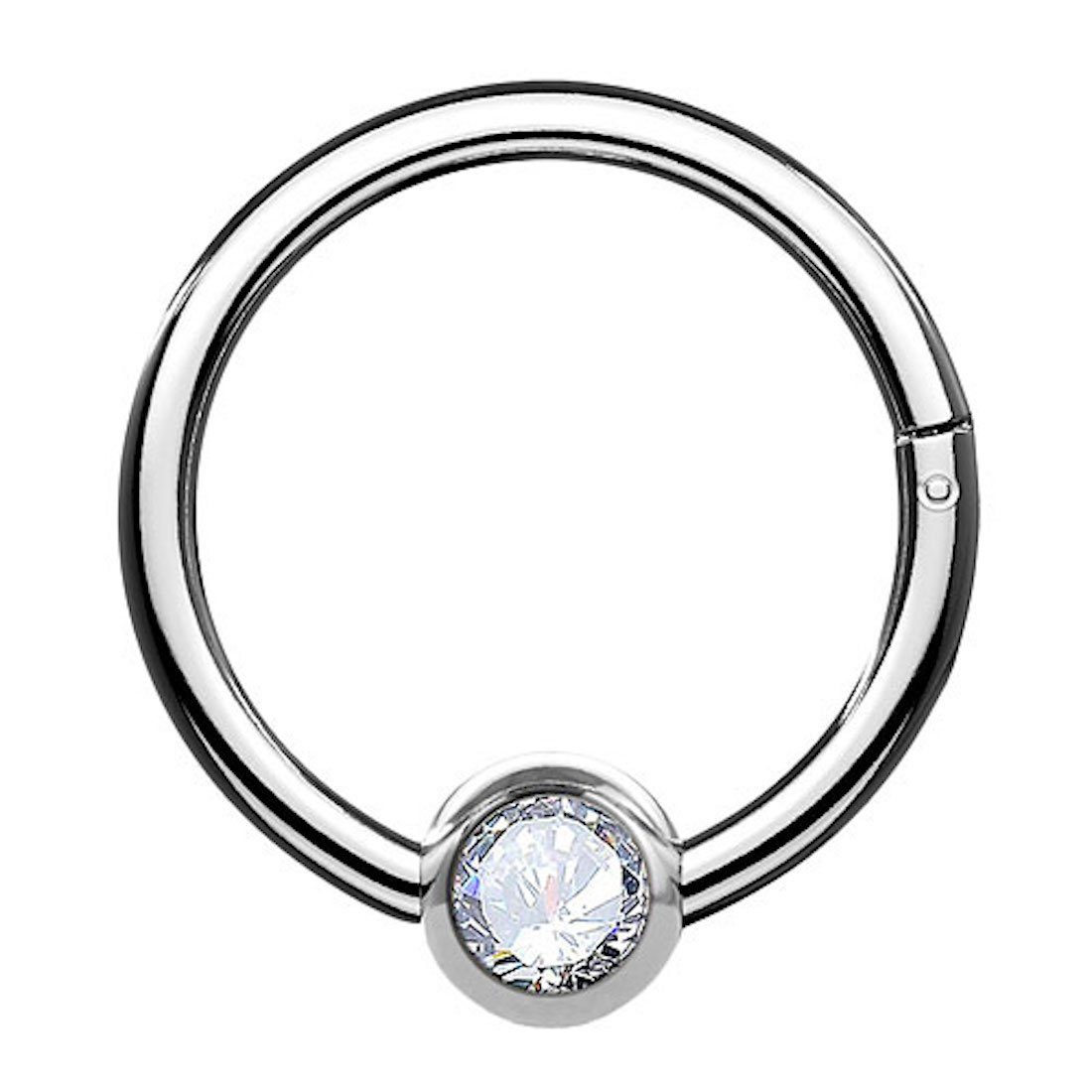 Taffstyle Nasenpiercing Titan Septum Segment Ring günstig online kaufen