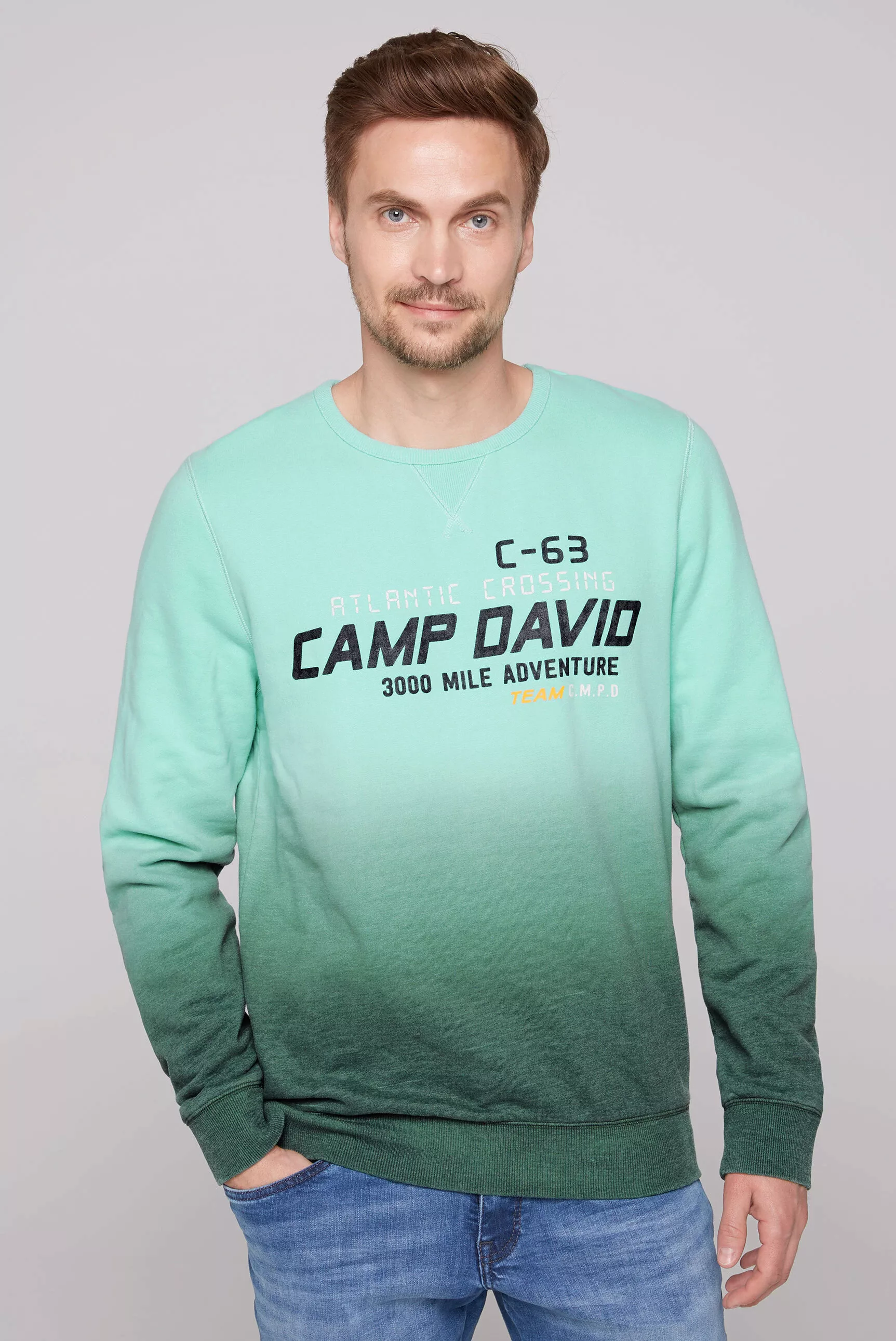 CAMP DAVID Sweater, mit Farbverlauf günstig online kaufen