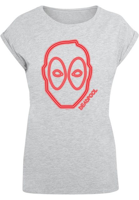 ABSOLUTE CULT T-Shirt ABSOLUTE CULT Damen Ladies Deadpool - Neon Head T-Shi günstig online kaufen