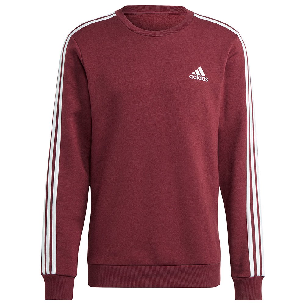 Adidas 3 Stripes Sweatshirt 2XL Victory Crimson / White günstig online kaufen