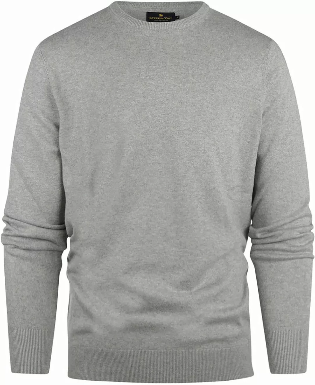 Steppin' Out Pullover Cashmere Melange Grau - Größe M günstig online kaufen