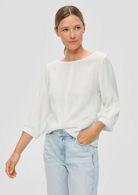 s.Oliver 3/4-Arm-Shirt Crêpeshirt aus Viskosemix günstig online kaufen