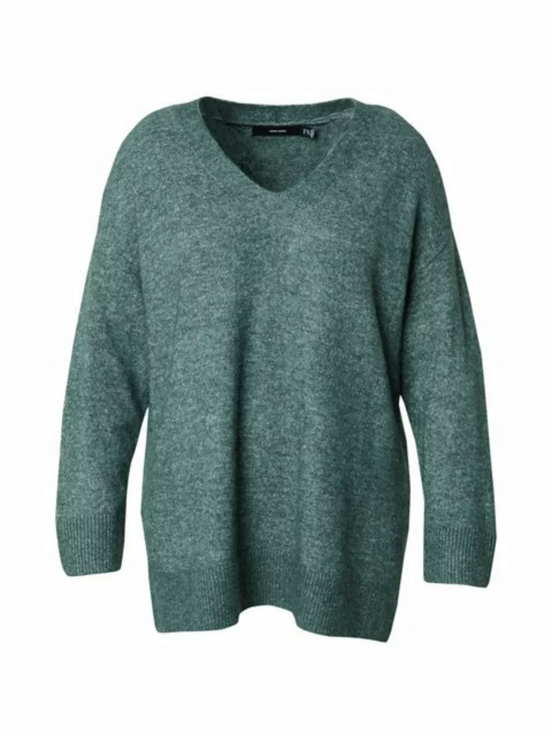 Vero Moda Curve V-Ausschnitt-Pullover VMCFILUCA (1-tlg) Plain/ohne Details günstig online kaufen