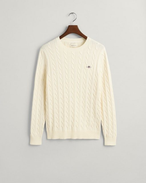 Gant Strickpullover GANT / He.Pullover / COTTON CABLE C-NECK günstig online kaufen