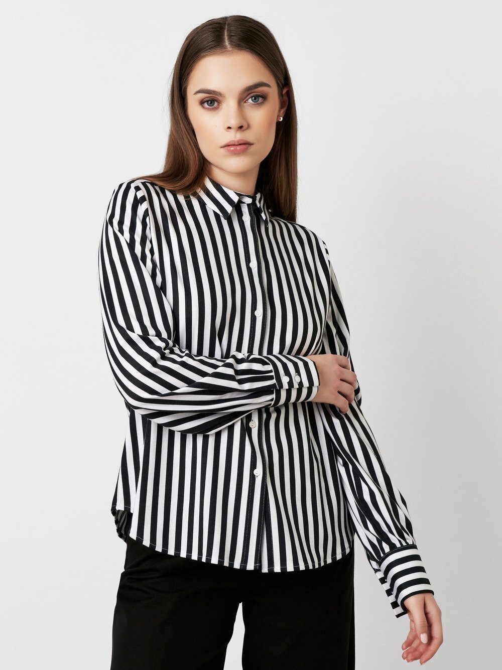 DESOTO Klassische Bluse Lizzy mit Hemdblusenkragen günstig online kaufen