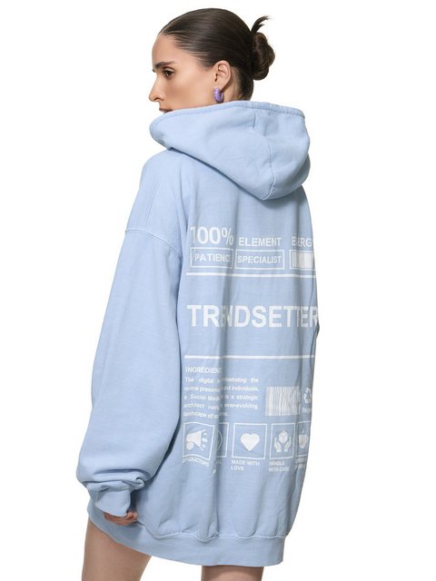 Worldclassca Hoodie Worldclassca Oversized TRENDSETTER Print Hoodie Kapuzen günstig online kaufen