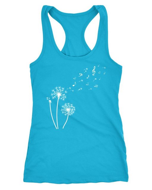 Neverless Tanktop Damen Tank-Top Pusteblume Musiknoten Noten Musik Dandelio günstig online kaufen