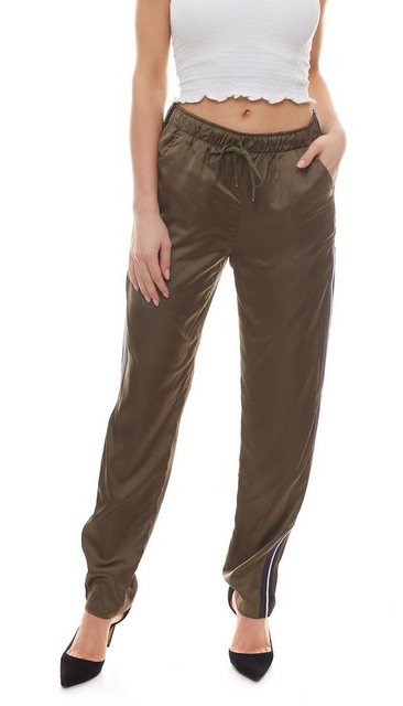 CLAIRE WOMAN Schlupfhose CLAIRE WOMAN Stoff-Hose glänzende Damen Schlupf-Ho günstig online kaufen