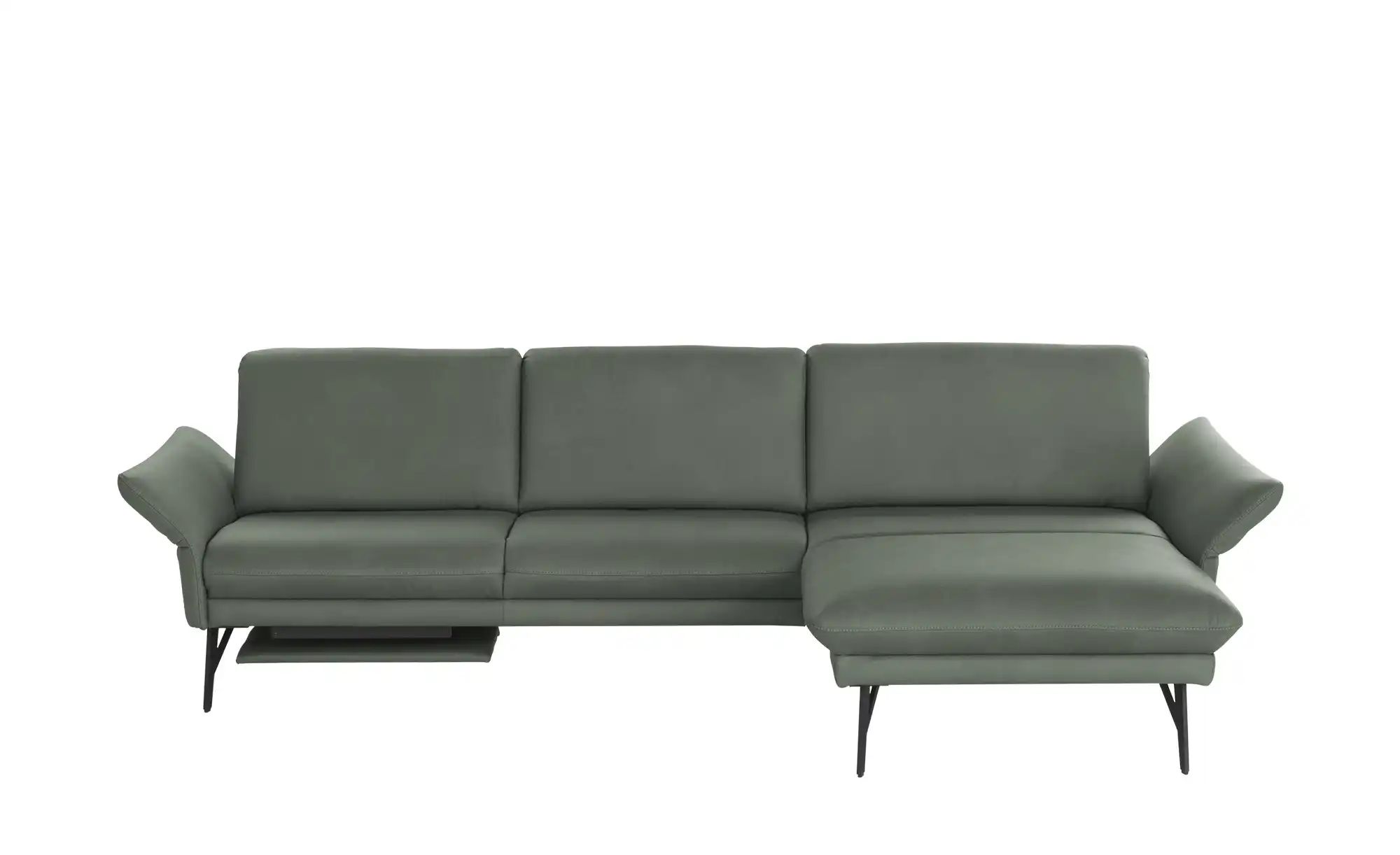 himolla Ecksofa Echtleder 1928 ¦ grün ¦ Maße (cm): B: 296 H: 85 T: 175 Pols günstig online kaufen