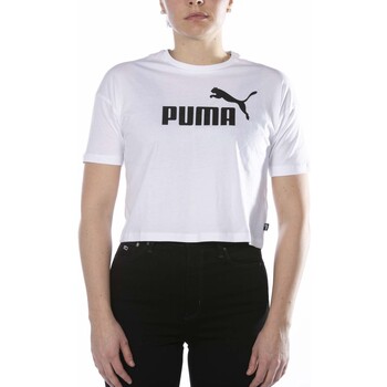 Puma  T-Shirts & Poloshirts Ess Cropped Logo Tee günstig online kaufen