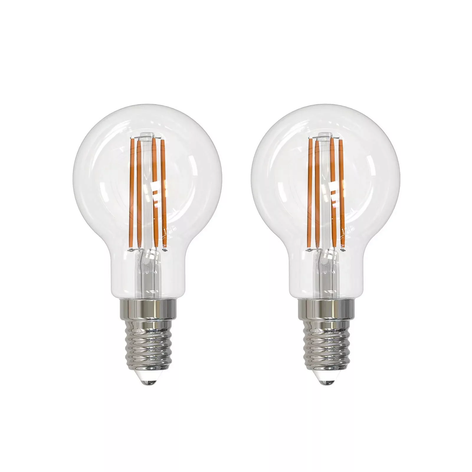 Arcchio LED-Leuchtmittel Filament E14 G45, 2er-Set, 3000 K günstig online kaufen