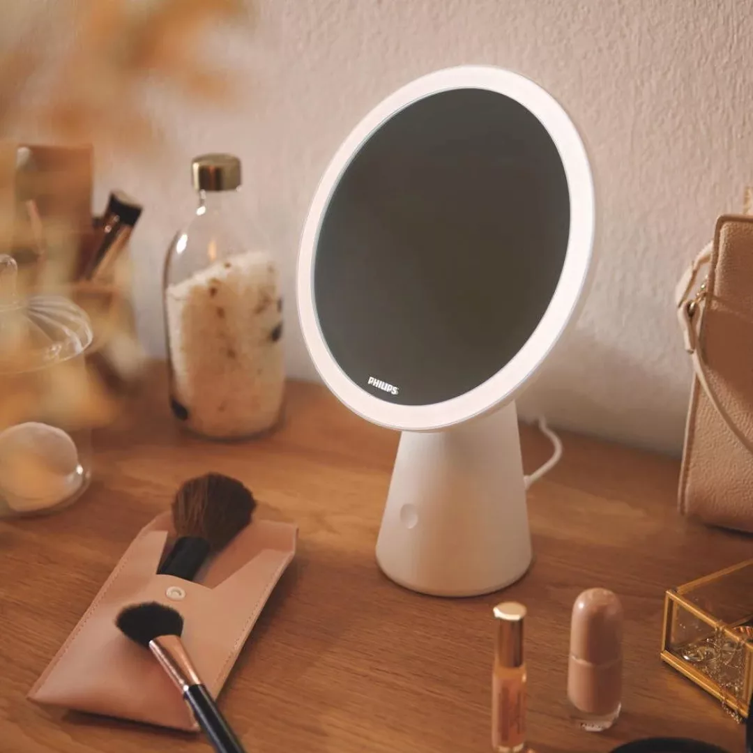 Philips LED Akku Tischleuchte Mirror in Weiß 4,5W 60lm günstig online kaufen
