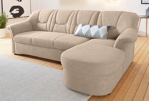 DOMO collection Ecksofa Sarafina L-Form, wahlweise mit Bettfunktion, option günstig online kaufen