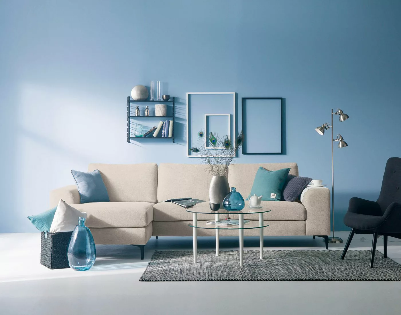 INOSIGN Ecksofa Henry, mit Metallbeinen, in modernem Design günstig online kaufen