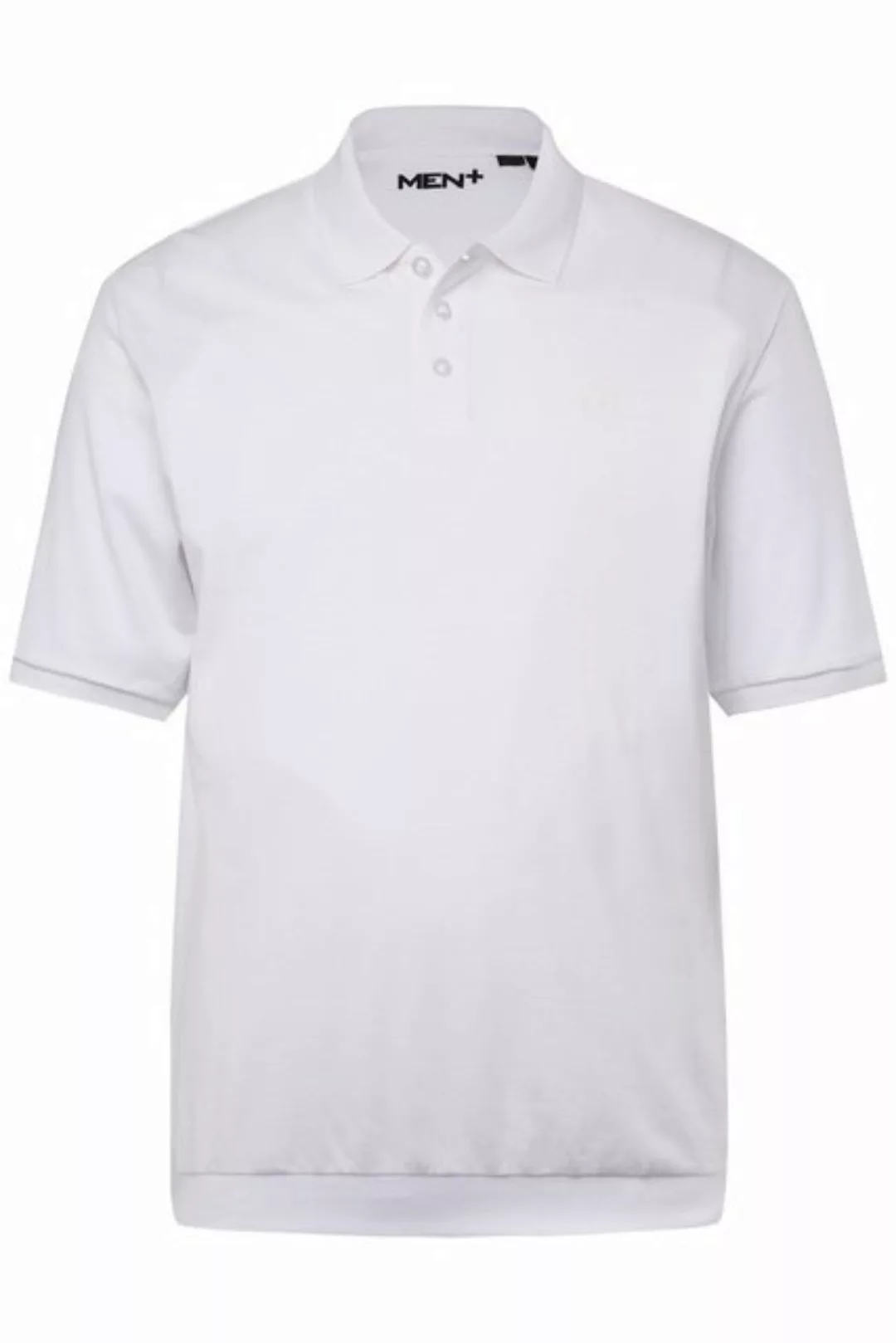 Men Plus Poloshirt Men+ Poloshirt Bauchfit Basic Piqué Halbarm günstig online kaufen