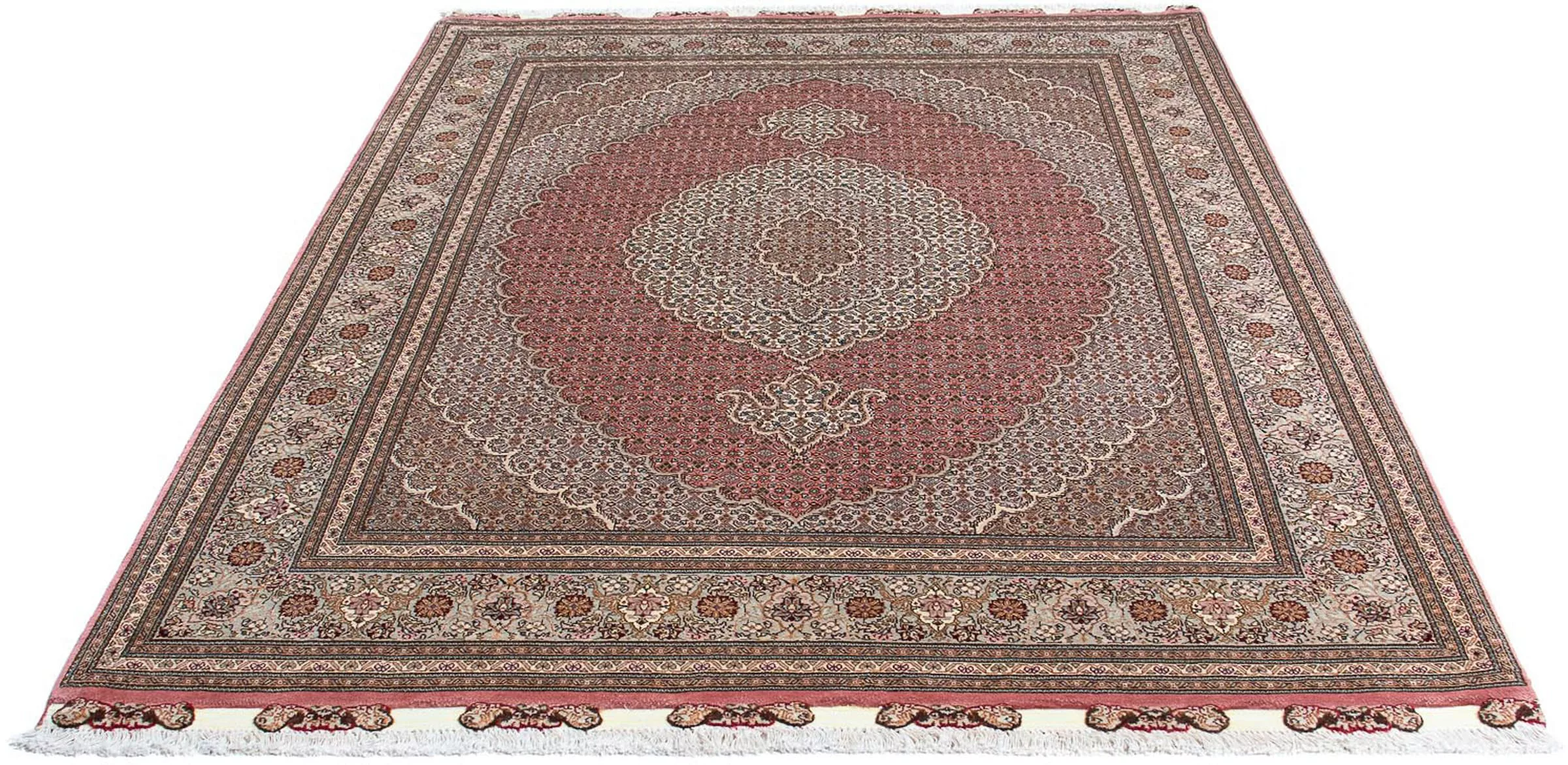 morgenland Orientteppich »Perser - Täbriz - 210 x 152 cm - hellrot«, rechte günstig online kaufen