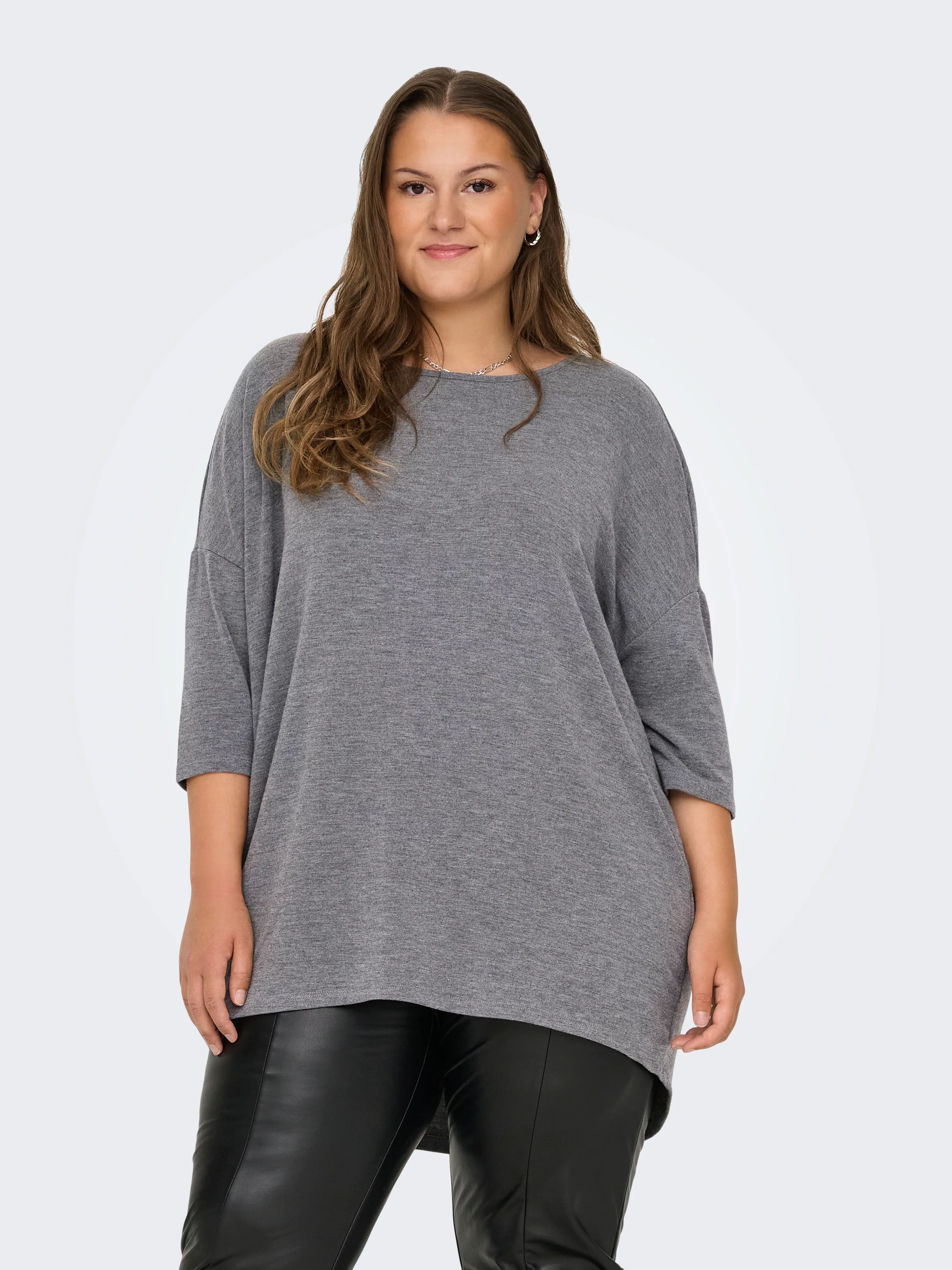 ONLY CARMAKOMA 3/4-Arm-Shirt "CARLAMOUR 3/4 TOP JRS NOOS" günstig online kaufen